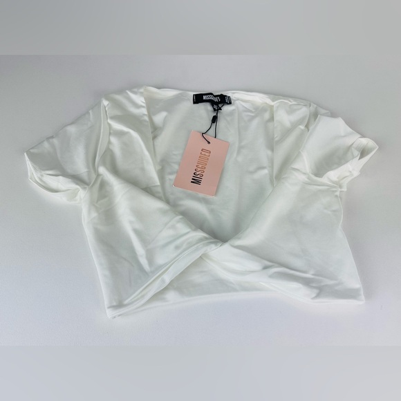 Missguided Tops - Slinky Twist Front Crop